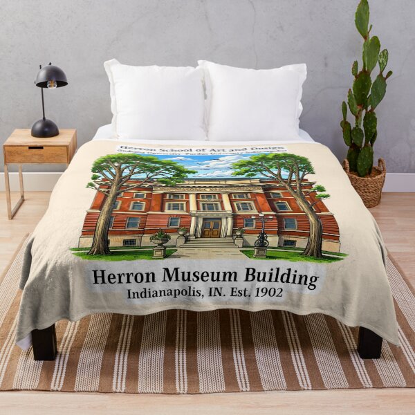 Item preview, Herron Museum Building Indianapolis Vintage Academic Art Print designed and sold by EvergreenPark - Tee Studio.