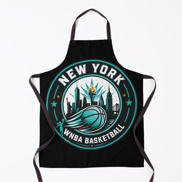 Item preview, New York Women’s Basketball Skyline Torch Emblem Teal Design designed and sold by TKOprintdesigns.