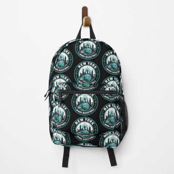 Item preview, New York Women’s Basketball Skyline Torch Emblem Teal Design designed and sold by TKOprintdesigns.