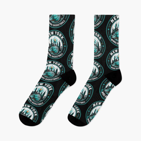 Item preview, New York Women’s Basketball Skyline Torch Emblem Teal Design designed and sold by TKOprintdesigns.