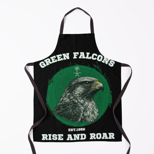 Item preview, Saudi Arabia Green Falcons T-Shirt | Rise And Roar | Football Fan Graphic Tee designed and sold by WildTrace.