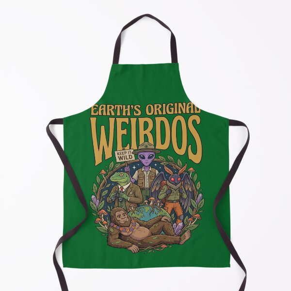 Item preview, Earth's Original Weirdos Cryptid Bigfoot Alien designed and sold by TeeARTHY.