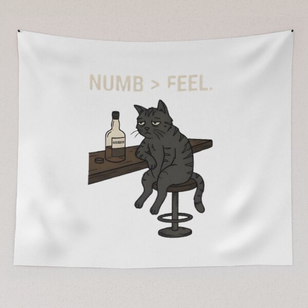 Item preview, Numb>Feel designed and sold by whatmeower-studio.