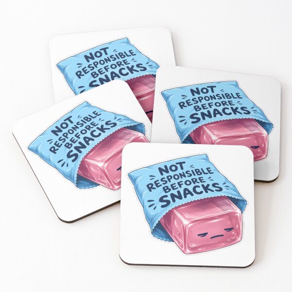Item preview, Not Responsible Before Snacks Funny Food Quote designed and sold by Owcomm.