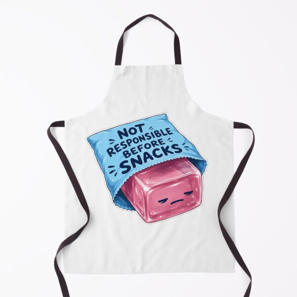 Item preview, Not Responsible Before Snacks Funny Food Quote designed and sold by Owcomm.