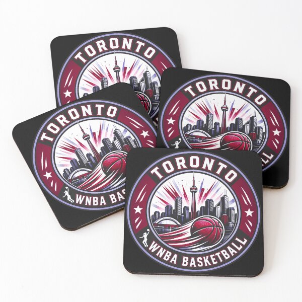 Item preview, Toronto Women’s Basketball Skyline Emblem Burgundy Black Design designed and sold by TKOprintdesigns.