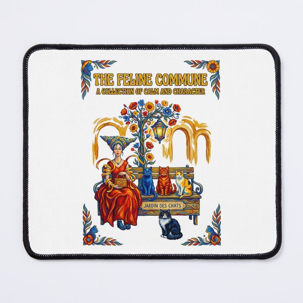 Item preview, The Feline Commune Renaissance Cat Lady Humor designed and sold by TeeARTHY.