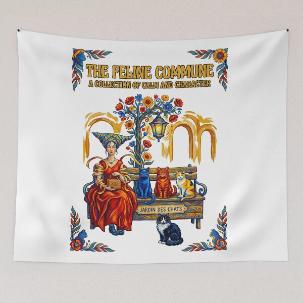 Item preview, The Feline Commune Renaissance Cat Lady Humor designed and sold by TeeARTHY.