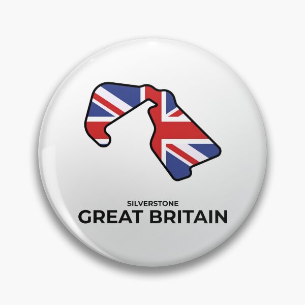 Item preview, Silverstone Circuit Great Britain F1 Track Map designed and sold by 2SvArtDesign.