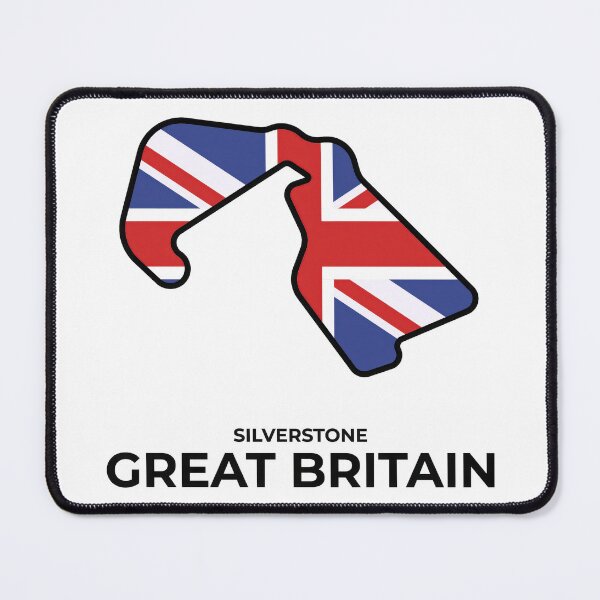 Item preview, Silverstone Circuit Great Britain F1 Track Map designed and sold by 2SvArtDesign.