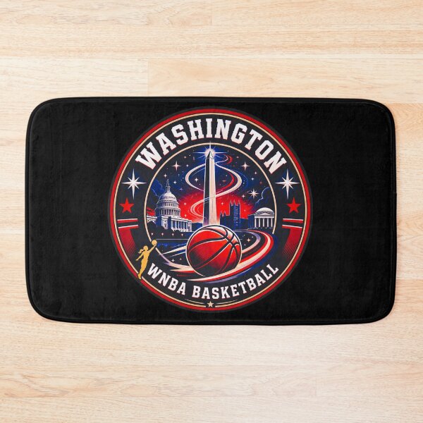 Item preview, Washington Women’s Basketball Monument Emblem Red Navy Design designed and sold by TKOprintdesigns.