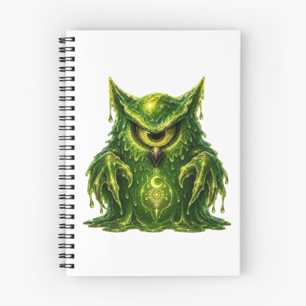 Item preview, Slime Fierce Cyclops Owl designed and sold by Monster Daze.