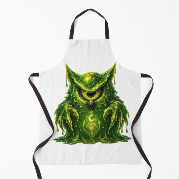 Item preview, Slime Fierce Cyclops Owl designed and sold by Monster Daze.