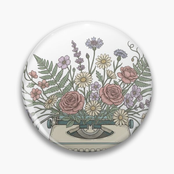 Item preview, Vintage Typewriter Wildflowers designed and sold by carthagia.