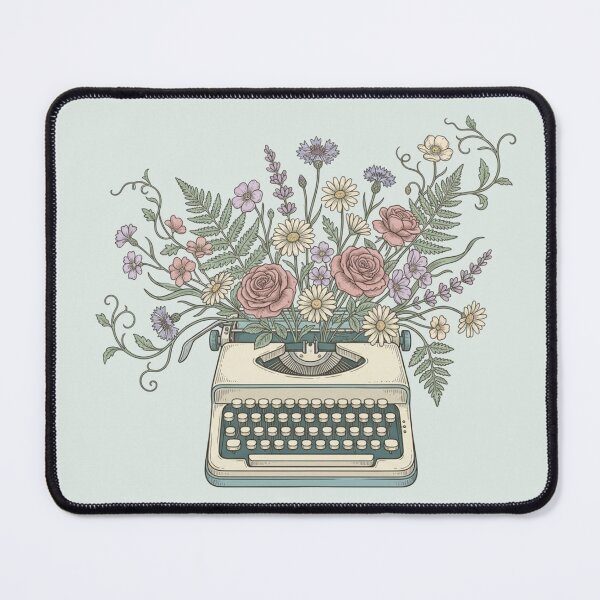 Item preview, Vintage Typewriter Wildflowers designed and sold by carthagia.
