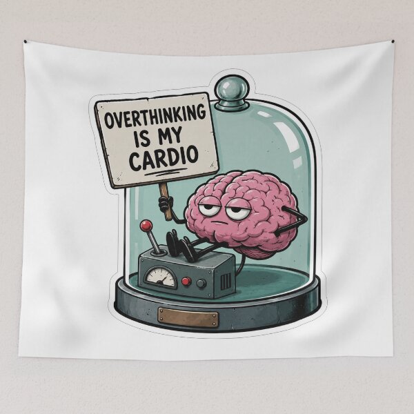 Item preview, Overthinking Is My Cardio designed and sold by Owcomm.