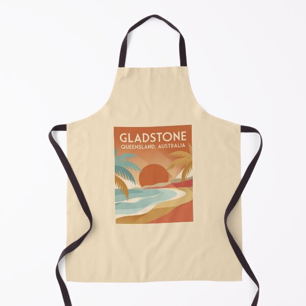 Item preview, Vintage Gladstone Australia Tropical Travel Poster designed and sold by DuckOddity.