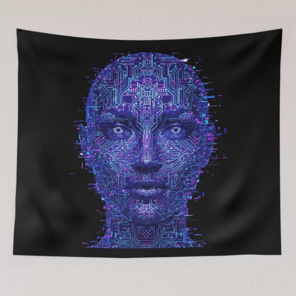 Item preview, GAN Glitch Face | Generative Adversarial Network Art designed and sold by Uglyandcute.