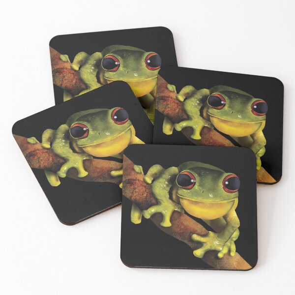 Item preview, Vibrant Red eyed Tree Frog Australian Amphibian designed and sold by Karin Taylor.