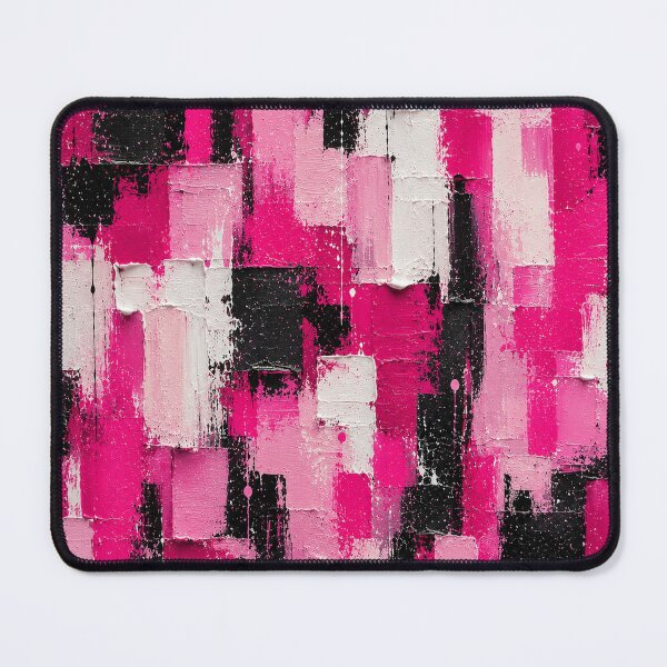 Item preview, Raspberry Pulse Matter – Textured Abstract Impasto Art designed and sold by Ingorgia Studio.