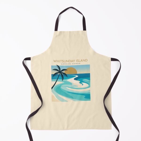 Item preview, Vintage Whitsunday Island Australia Travel Poster designed and sold by DuckOddity.