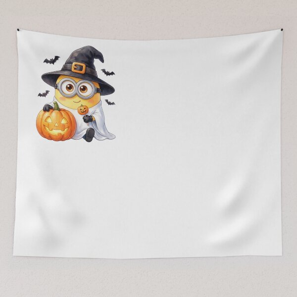 Item preview, Cute Halloween Ghost Cartoon Sticker PNG | Witch Hat Pumpkin Sticker | Kawaii Halloween Character | Transparent Background designed and sold by ashwin131.
