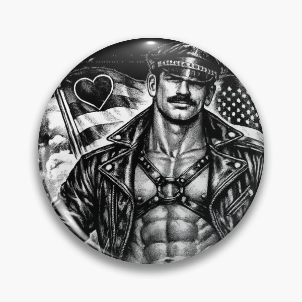 Item preview, Gay Leather Daddy Freedom Pride Biker Leder Pride Graphic Design designed and sold by ItsAKinkThing.