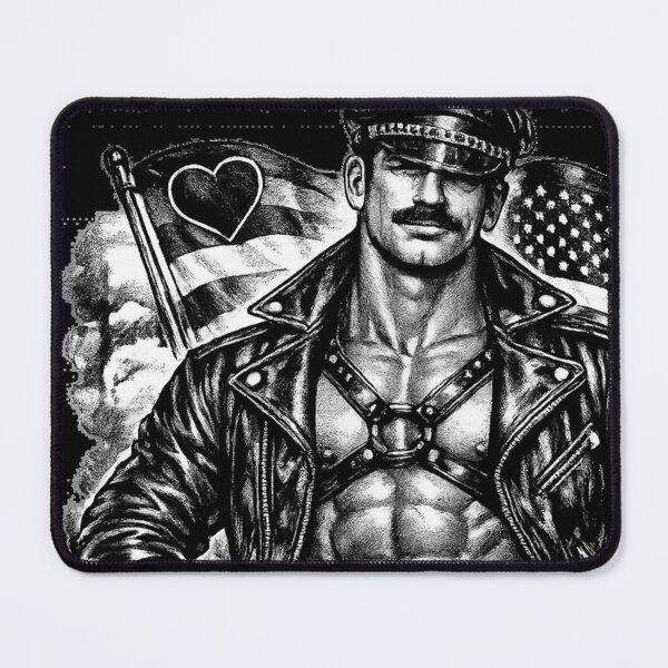 Item preview, Gay Leather Daddy Freedom Pride Biker Leder Pride Graphic Design designed and sold by ItsAKinkThing.