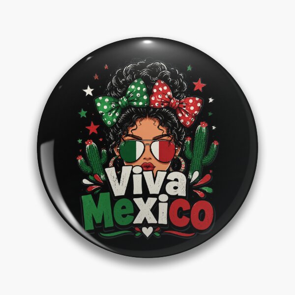 Item preview, Viva Mexico Messy Bun Mexican Independence Day designed and sold by OlakunleOloroz.