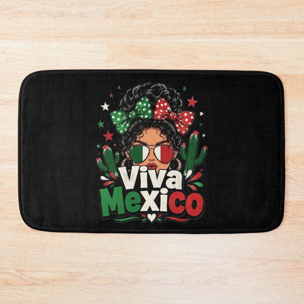 Item preview, Viva Mexico Messy Bun Mexican Independence Day designed and sold by OlakunleOloroz.