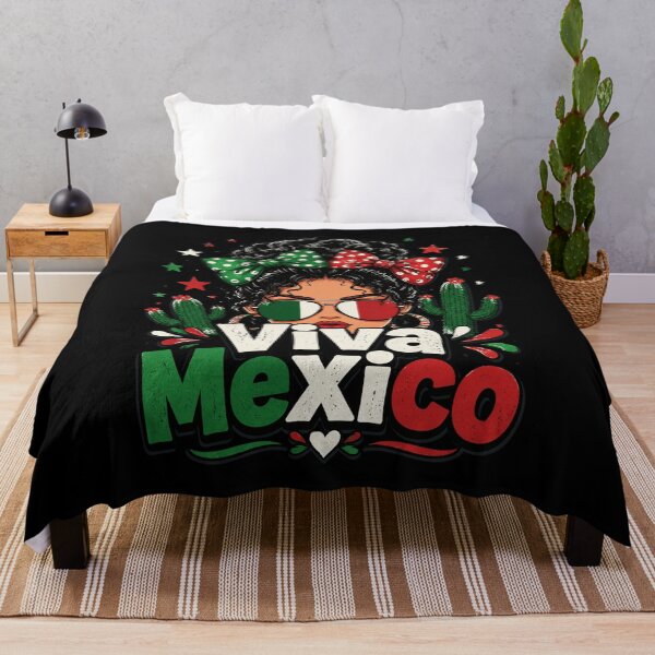 Item preview, Viva Mexico Messy Bun Mexican Independence Day designed and sold by OlakunleOloroz.