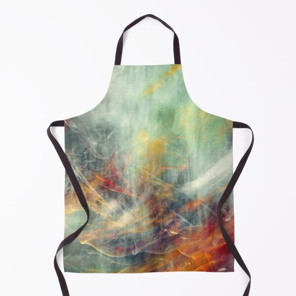 Item preview, Abstract Painting – Red, Gold & Teal Flowing Color Art  designed and sold by BuckaBaby.