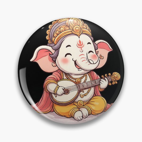Item preview, Veena sung by Ganesha designed and sold by Ethanticsticker.