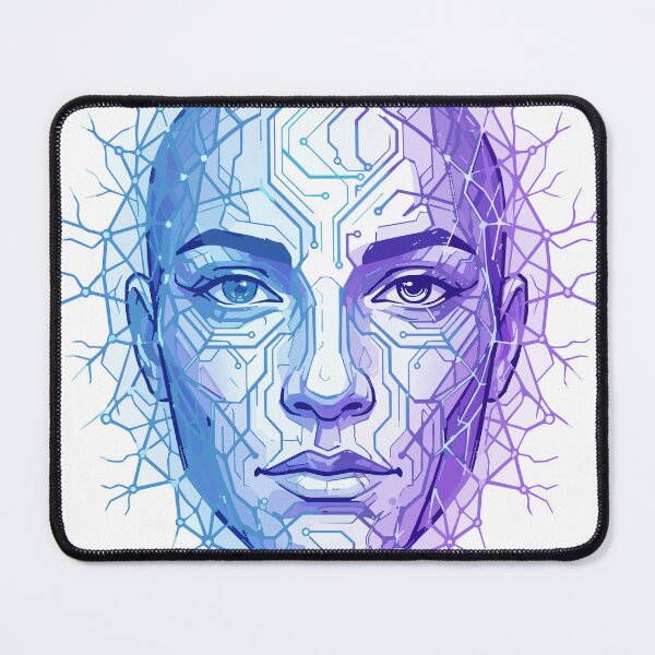 Item preview, GAN Glitch Face | Generative Adversarial Network Art designed and sold by Uglyandcute.