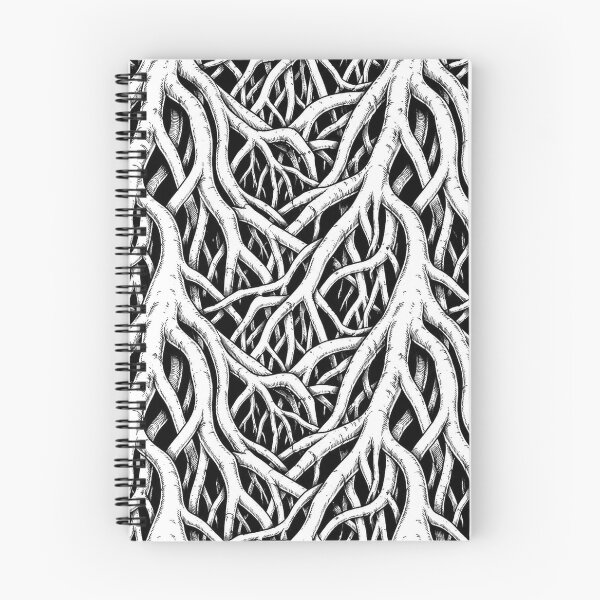Item preview, Intricate Monochrome Tree Roots Pattern designed and sold by Owcomm.