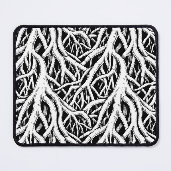Item preview, Intricate Monochrome Tree Roots Pattern designed and sold by Owcomm.