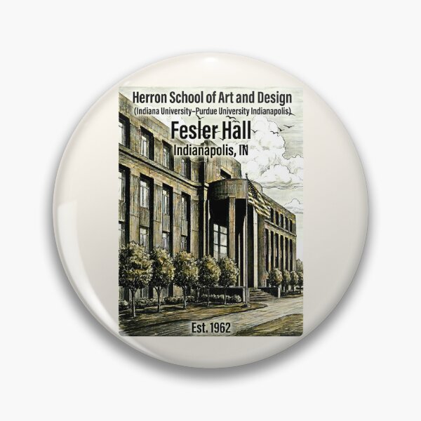 Item preview, Brutalist Depth - Fesler Hall Architectural Art designed and sold by EvergreenPark - Tee Studio.