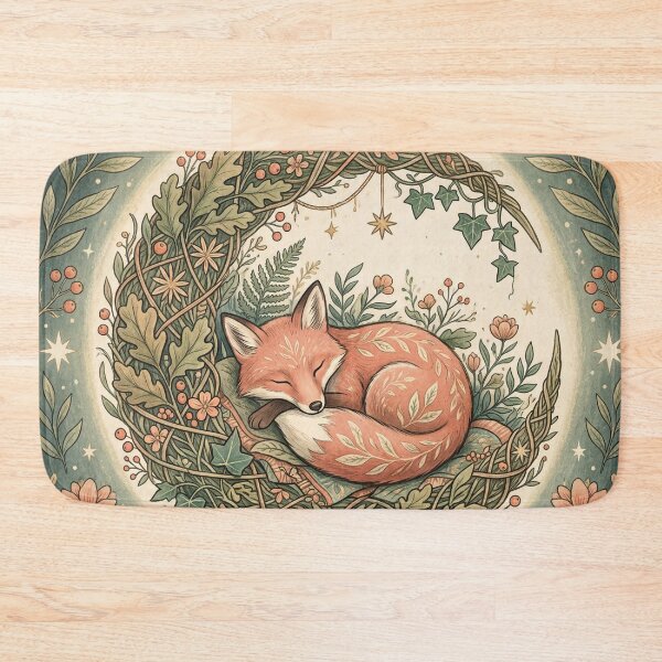 Item preview,  Sleeping Fox in a Crescent Moon designed and sold by ASTRAL ART LAB.