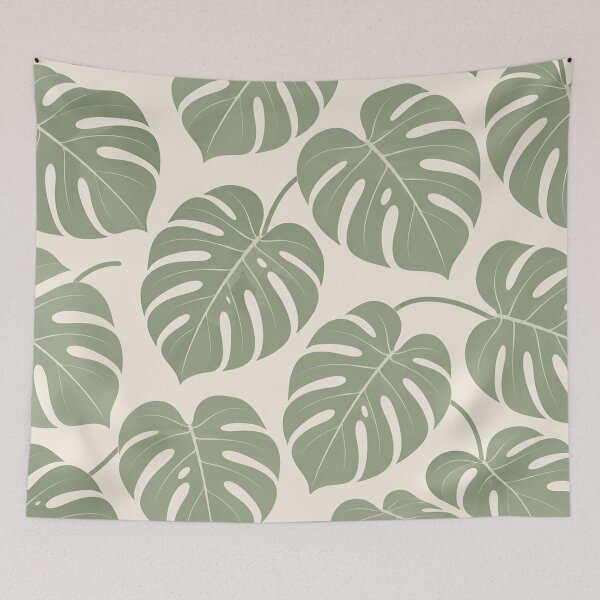 Item preview, Minimalist Monstera Leaf Pattern designed and sold by Owcomm.