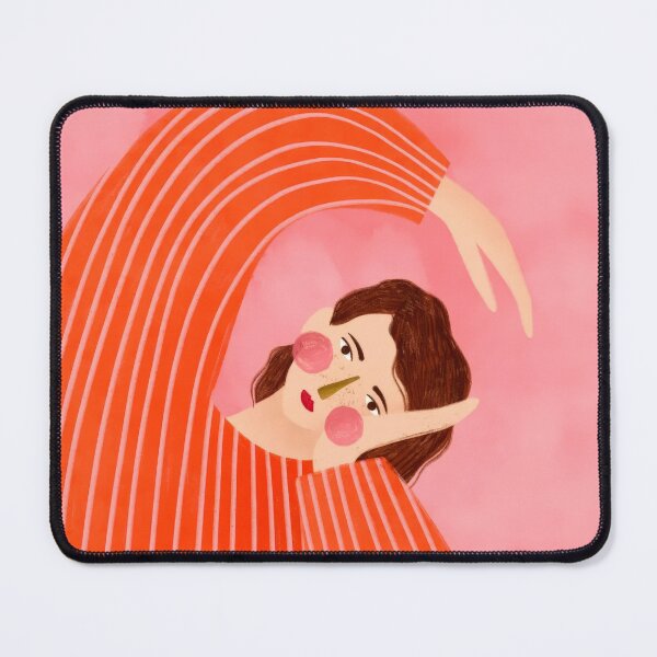 Item preview, Sofia Lind The Woman with the Orange Dress designed and sold by EthannThompson.