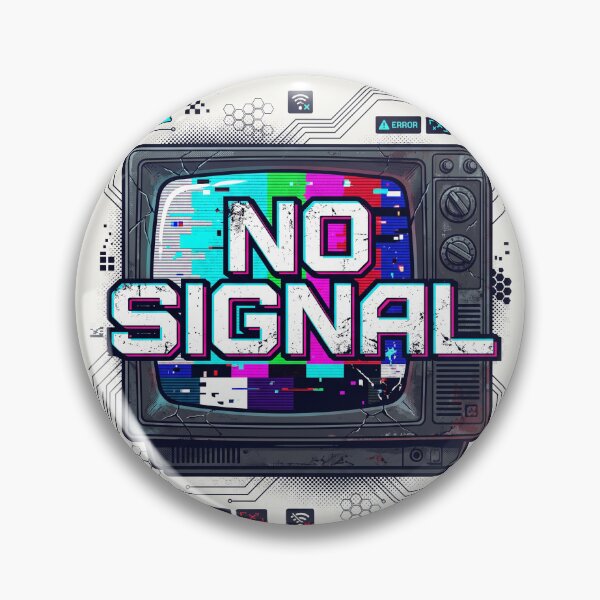 Item preview, No Signal Glitch CRT Artwork designed and sold by BigBoyFunky.