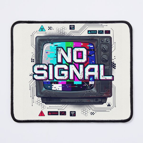 Item preview, No Signal Glitch CRT Artwork designed and sold by BigBoyFunky.