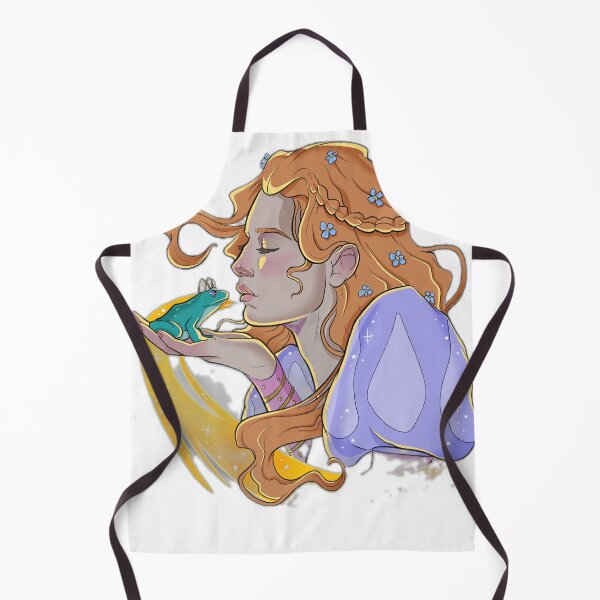 Aperçu de l'œuvre Princess and Frog Magical Encounter créée et vendue par DailyDoodlesBySumbul.
