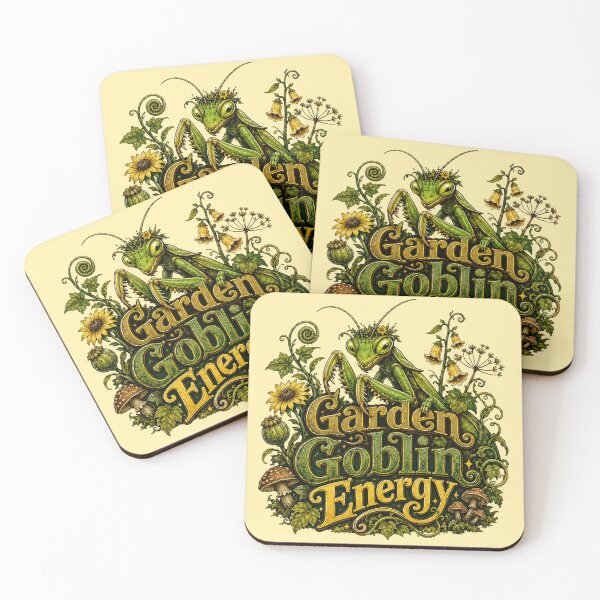 Item preview, Garden Goblin Energy Praying Mantis designed and sold by Weirdwildco69.