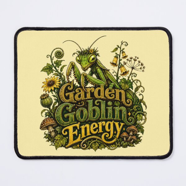Item preview, Garden Goblin Energy Praying Mantis designed and sold by Weirdwildco69.