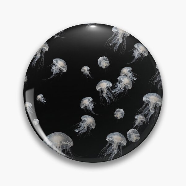 Item preview, School of Illuminated Jellyfish – Ocean Glow Art designed and sold by ShadeScapeArt.