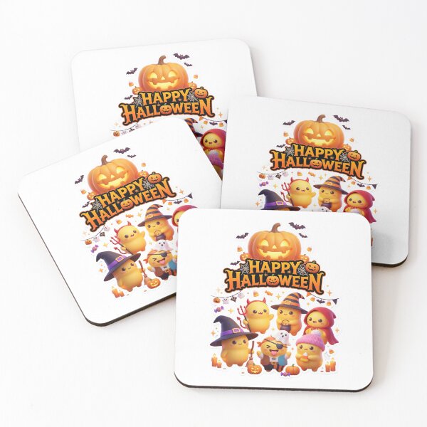 Item preview, Cute Halloween Cartoon Group Sticker PNG | Happy Halloween Characters | Kawaii Pumpkin Design | Transparent PNG designed and sold by ashwin131.