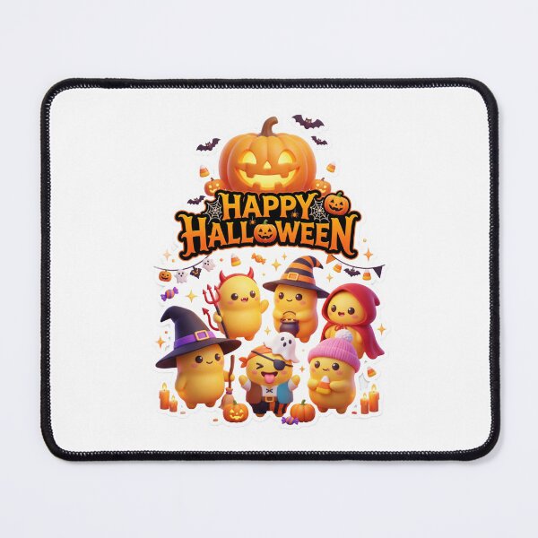 Item preview, Cute Halloween Cartoon Group Sticker PNG | Happy Halloween Characters | Kawaii Pumpkin Design | Transparent PNG designed and sold by ashwin131.