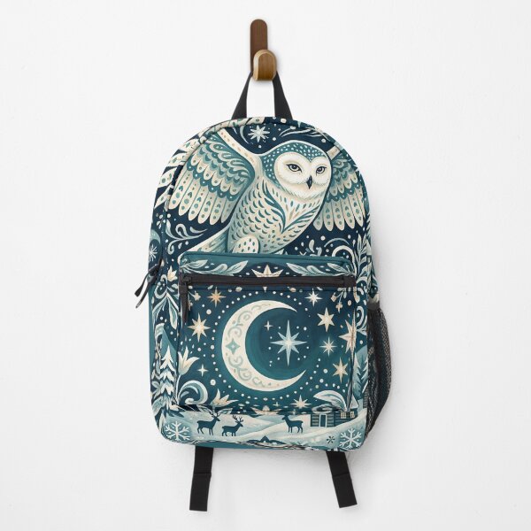 Item preview,  Snowy Owl Beneath Winter Stars designed and sold by ASTRAL ART LAB.