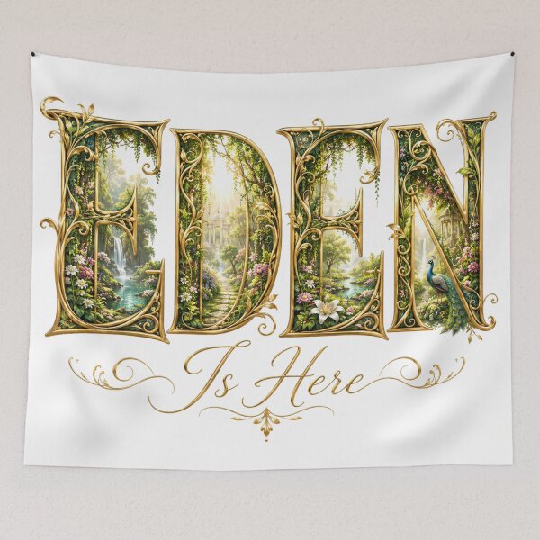 Item preview, EDEN Is Here designed and sold by HeyFajnaLinja.